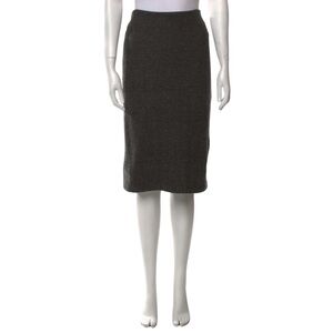 RALPH LAUREN BLACK LABEL Cashmere Herringbone Skirt Size Medium — GORGEOUS!!!